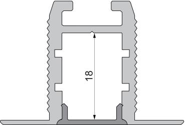 Preview: Profil Endkappe - Endkappe P-ET-03-10 Set 2 Stk, Weiß