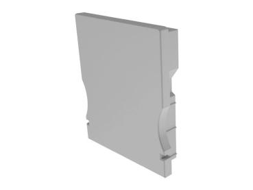 Profil Endkappe - Endkappe H-AU-02-20 Set 2 Stk, Grau