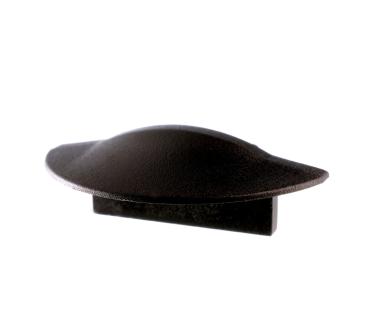 Profil Endkappe - Endkappe F-ET-01-12 Set 2 Stk, Schwarz