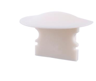 Profil Endkappe - Endkappe F-ET-02-10 Set 2 Stk, Weiß