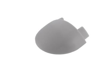 Preview: Profil Endkappe - Endkappe F-AM-01-10 Set 2 Stk, Grau