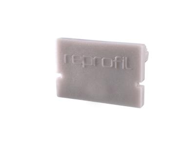 Profil Endkappe - Endkappe H-AU-01-12 Set 2 Stk, Grau