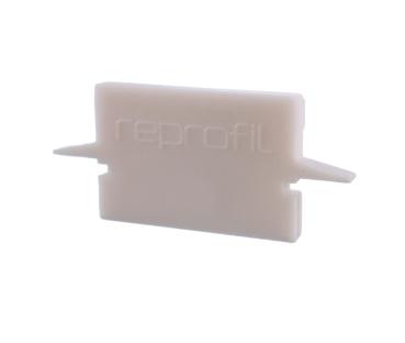 Profil Endkappe - Endkappe H-ET-01-12 Set 2 Stk, Weiß