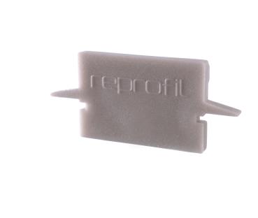 Profil Endkappe - Endkappe H-ET-01-12 Set 2 Stk, Grau