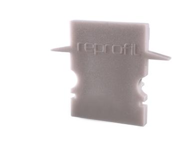 Profil Endkappe - Endkappe H-ET-02-10 Set 2 Stk, Grau