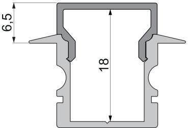 Preview: Profil Endkappe - Endkappe H-ET-02-10 Set 2 Stk, Schwarz
