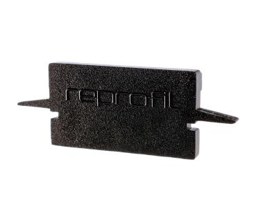 Profil Endkappe - Endkappe H-ET-01-15 Set 2 Stk, Schwarz