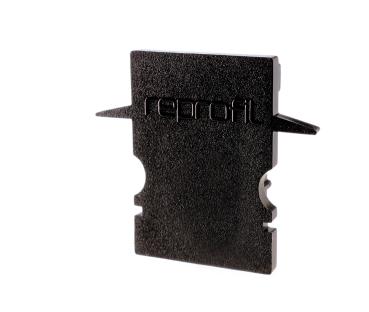 Profil Endkappe - Endkappe H-ET-02-08 Set 2 Stk, Schwarz