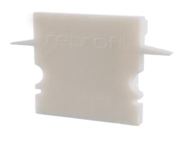 Profil Endkappe - Endkappe H-ET-02-15 Set 2 Stk, Weiß