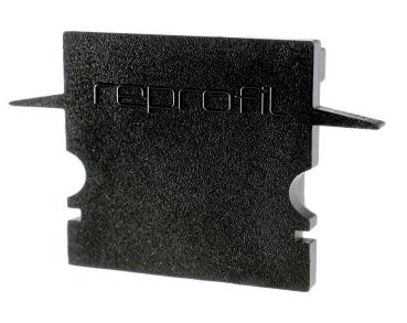 Profil Endkappe - Endkappe H-ET-02-15 Set 2 Stk, Schwarz