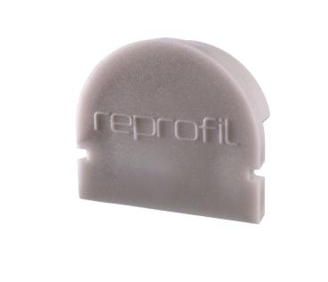 Profil Endkappe - Endkappe R-AU-01-12 Set 2 Stk, Grau