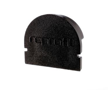 Profil Endkappe - Endkappe R-AU-01-12 Set 2 Stk, Schwarz
