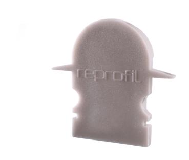Profil Endkappe - Endkappe R-ET-02-10 Set 2 Stk, Grau