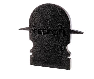 Profil Endkappe - Endkappe R-ET-02-10 Set 2 Stk, Schwarz