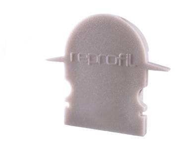 Profil Endkappe - Endkappe R-ET-02-12 Set 2 Stk, Grau