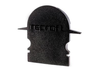 Profil Endkappe - Endkappe R-ET-02-12 Set 2 Stk, Schwarz