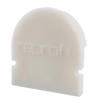 Profil Endkappe - Endkappe R-AU-01-08 Set 2 Stk, Weiß