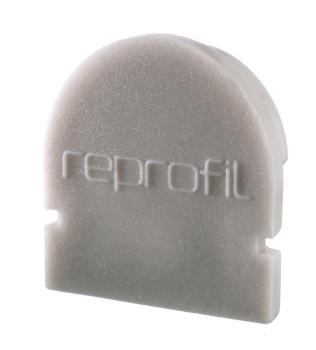 Profil Endkappe - Endkappe R-AU-01-08 Set 2 Stk, Grau