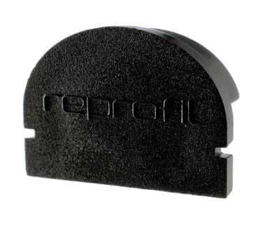 Profil Endkappe - Endkappe R-AU-01-15 Set 2 Stk, Schwarz