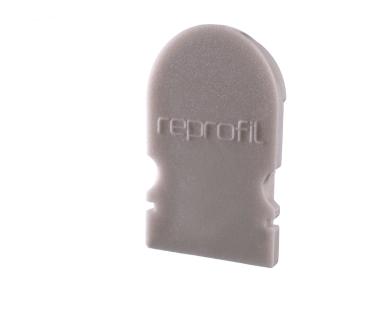 Profil Endkappe - Endkappe R-AU-02-08 Set 2 Stk, Grau