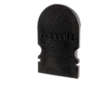 Profil Endkappe - Endkappe R-AU-02-08 Set 2 Stk, Schwarz