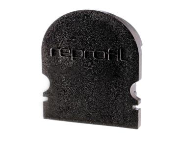 Profil Endkappe - Endkappe R-AU-02-15 Set 2 Stk, Schwarz