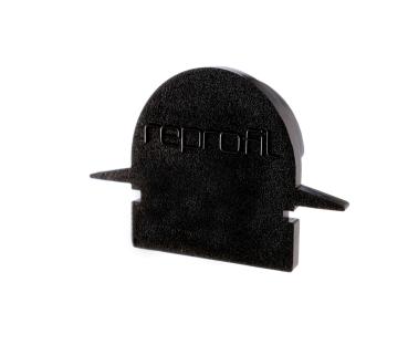 Profil Endkappe - Endkappe R-ET-01-08 Set 2 Stk, Schwarz