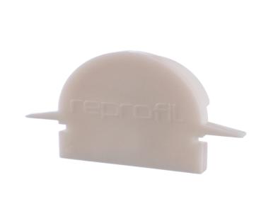 Profil Endkappe - Endkappe R-ET-01-15 Set 2 Stk, Weiß