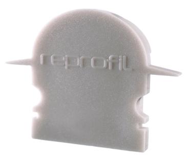 Profil Endkappe - Endkappe R-ET-02-15 Set 2 Stk, Grau