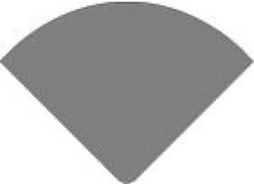 Profil Endkappe - Endkappe R-AV-05-15 Set 2 Stk, Silber