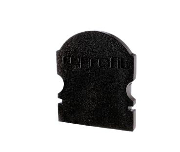 Profil Endkappe - Endkappe L-AU-02-10 Set 2 Stk, Schwarz
