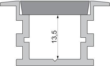 Preview: Profil Endkappe - Endkappe I-ET-05-15 Set 2 Stk, Grau
