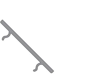 Preview: Profil Abdeckung - Abdeckung P-05-12, 3m, milchig