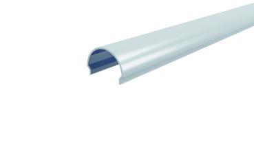 Profil Abdeckung - Abdeckung R-01-20, 2m, milchig