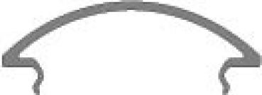 Profil Abdeckung - Abdeckung R-05-15, 2m, milchig