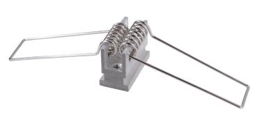 Profil Zubehör - Nutenstein mit Spannfedern Set 2 Stk