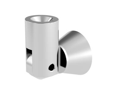 Profil Zubehör - Universal Halteclip Aufnahme (schwenkbar) Set 2 Stk