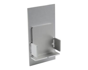 Preview: Profil Endkappe - PLANO MS Endkappe hoch Aufbau alu eloxiert