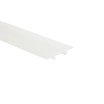 Profil Abdeckung - Combo Abdeckung, B-02-20, breit, milchig, 1 m