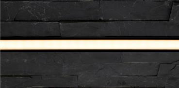 Preview: Profil Abdeckung - Combo Abdeckung, P-02-20, plan, schwarz, 1 m