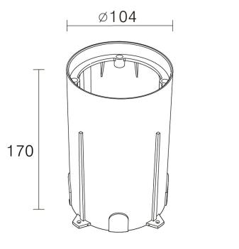 Preview: InGround mounting pot M