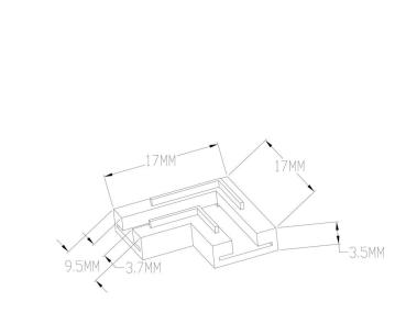 Preview: 90° CSP Strip connector