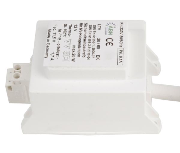 Netzgerät (CV, AC) dimmbar - ABN Transformator, DIM, CV, 11,5V AC, 20 W, IP20