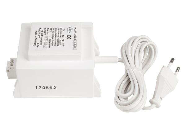 Netzgerät (CV, AC) dimmbar - ABN Transformator, DIM, CV, 11,5V AC, 60 W, IP20