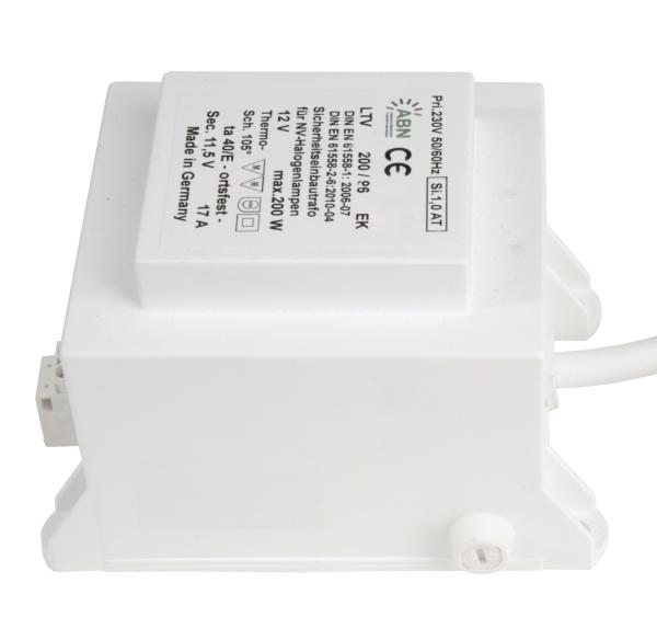 Netzgerät (CV, AC) dimmbar - ABN Transformator, DIM, CV, 11,5V AC, 200 W, IP20