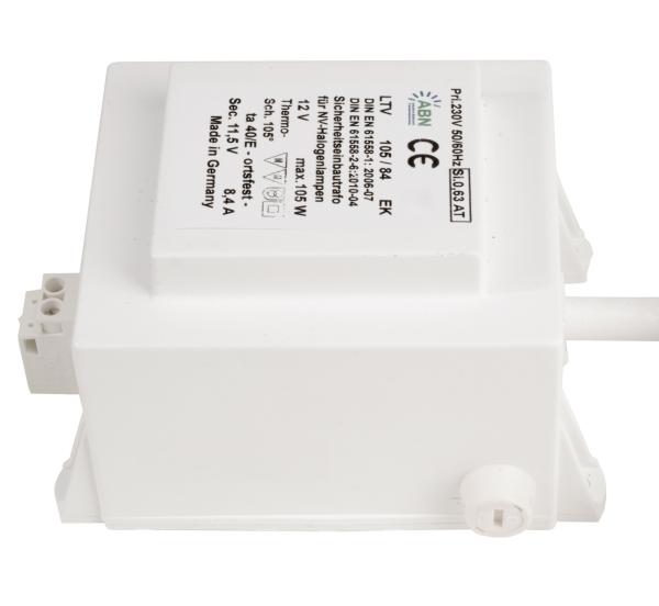 Netzgerät (CV, AC) dimmbar - ABN Transformator, DIM, CV, 11,5V AC, 105 W, IP20