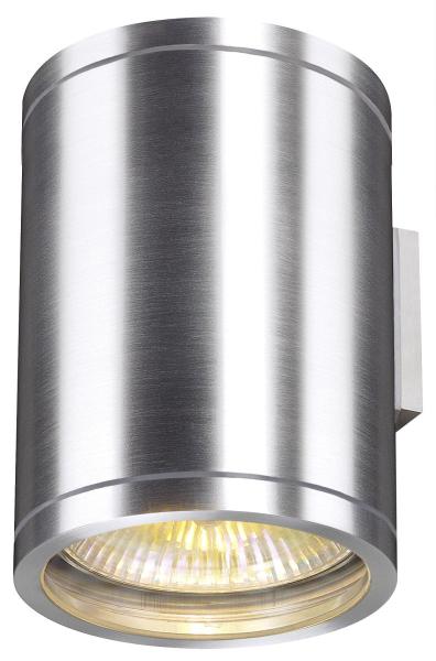 ROX UP/DOWN, UP/DOWN, QPAR11, Outdoor Wandleuchte, alu gebürstet, max. 2x50 W, IP44