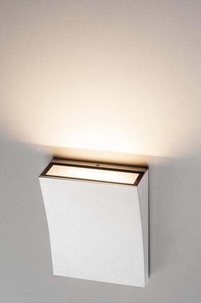 DELWA, Outdoor Wandleuchte, 3000 K, 100°, weiss, IP44