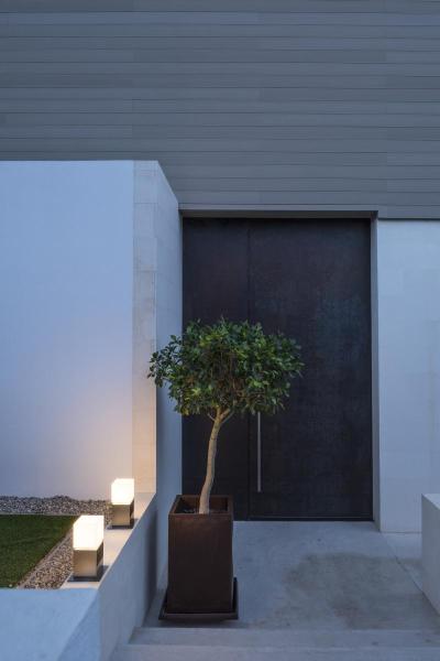 SQUARE POLE 30, E27, Outdoor Stehleuchte, Edelstahl 304, max. 20 W, IP44