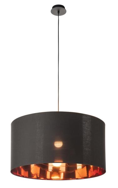 FENDA, Leuchtenschirm, schwarz/kupfer, Ø70 cm